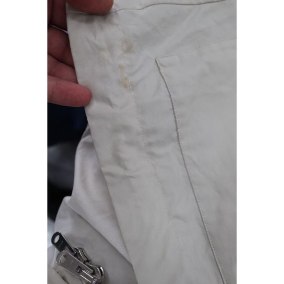 Norse Projects Nunk jacket Mens L Summer Cotton Nylon Hooded Ecru cargo Pockets - Picture 11 of 16